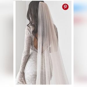 Grace Loves Lace Shimmy Veil in ***Champange***
